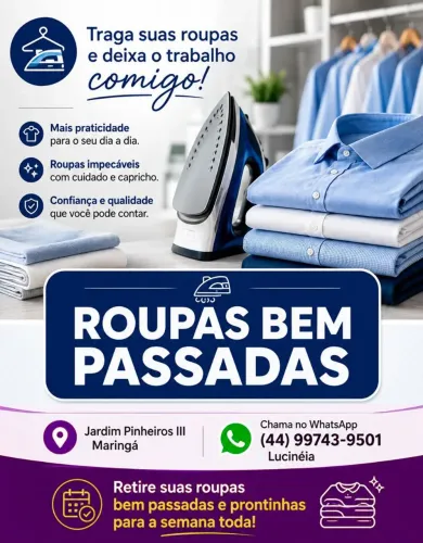 Passadeira profissional