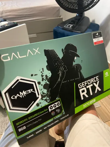 Placa de vídeo Galax RTX 2070 SUPER EX GAMER BLACK
