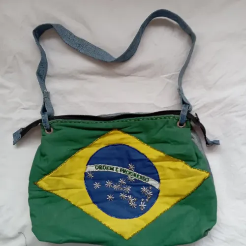 bolsa vintage retro brasil artesanal tamanho 40x28