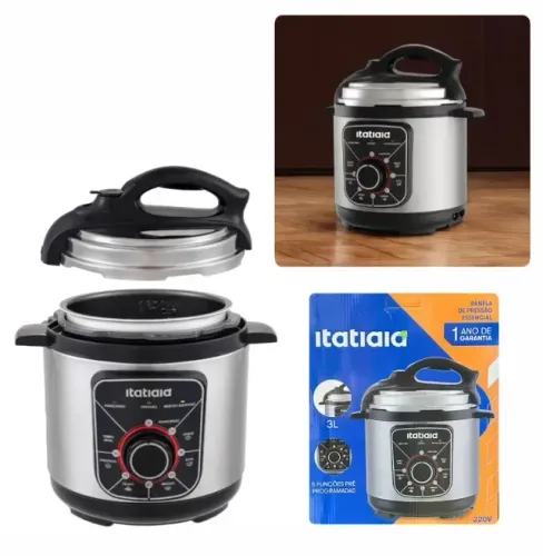 Lacrada Panela de pressão elétrica 3L 220V ITATIAIA