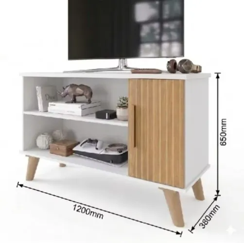 Rack para TV 1,20m - Novo na Caixa<br>? R$ 220