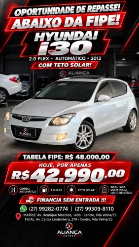 Hyundai I30 2.0 16V 145cv 5P Aut. 2012