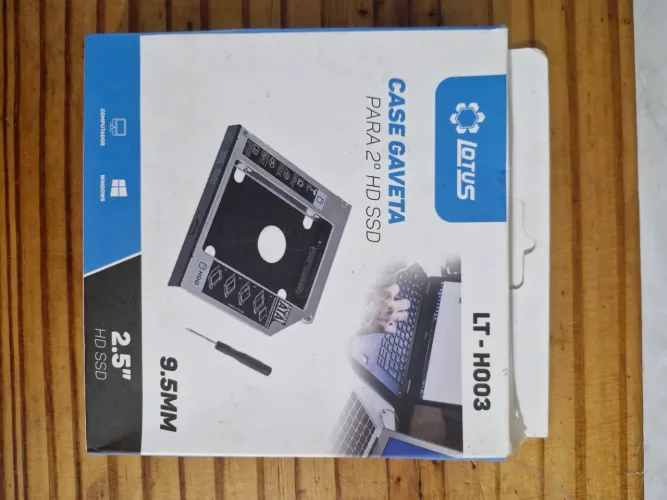 Adaptador Caddy 9.5mm NOVO