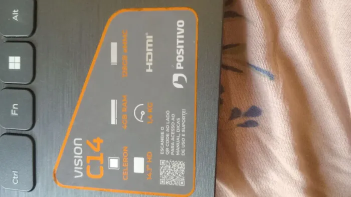 Notebook positivo pouco usado