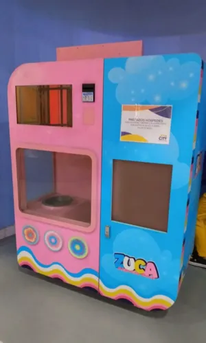 Máquina de algodão doce profissional!