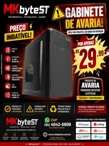 Gabinete simples em oferta