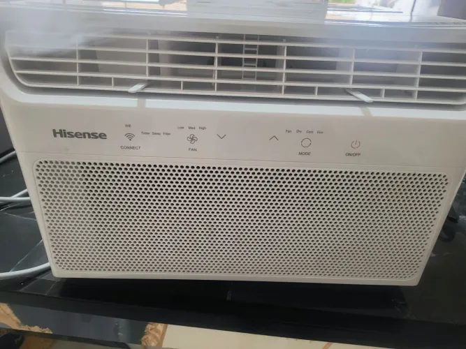 Ar Condicionado Janela Hisense Eletrônico Wi-fi 7.500 Btus aw-08cwbrvgu02 Frio Branco 127V