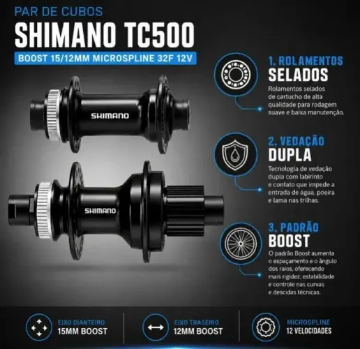 Cubo Booster Shimano