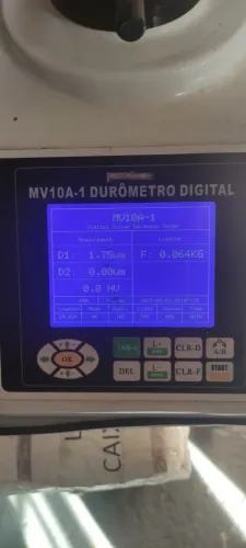 Durômetro Vickers Digital MV10A-1  Laboratório e Controle de Qualidade