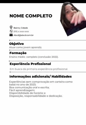 FAÇO SEU CURRÍCULO PROFISSIONAL VALOR 10 REAIS SÓ CHAMAR OK
