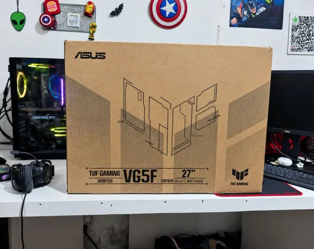 Monitor Asus TUF Gaming, 27 Pol, QHD, 320Hz, Fast IPS, 0.3ms, ELMB Sync, FreeSync Premium