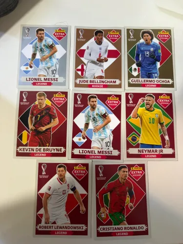 Figurinhas Legends Copa 2022