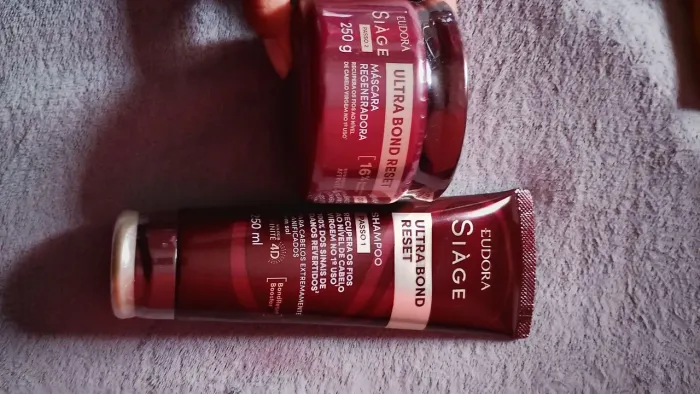 Kit shampoo e máscara lançamento Eudora