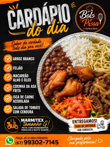 Bolo e Prosa MARMITEX