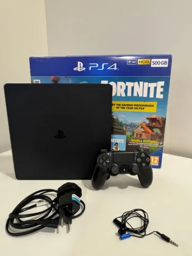 Ps4 Slim Completo + 1 Controle + Caixa + Fone original Sony