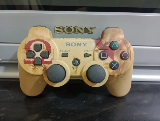 Controle de PS3 Edição Limitada God of War 