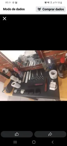 Barbearia completa - acessórios p/ barbearia - Wahl - WMark 