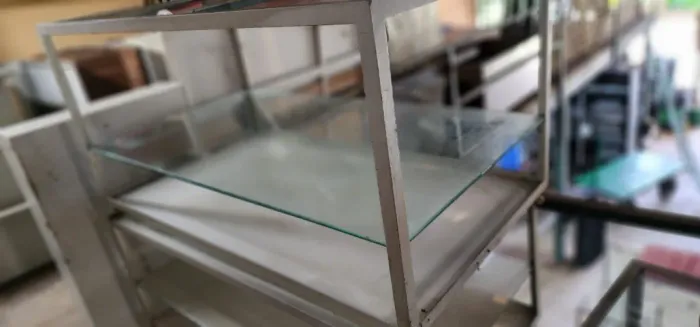 Balcão Expositor Em Vidro com Led