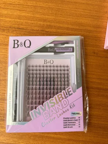 Kit Extensão de Cílios B&Qaugen Fairy de Mink Sintético Curvatura D para Iniciantes