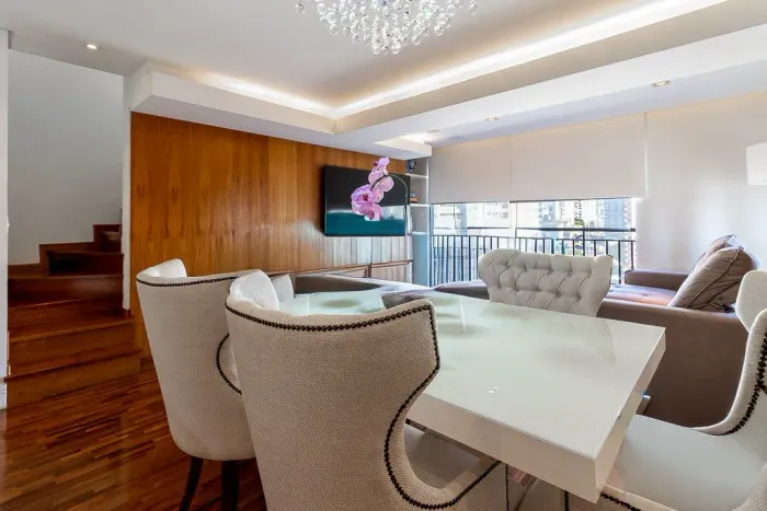 Cobertura para venda em Vila Romana com 3 quartos, sendo 1 suíte, 180m²