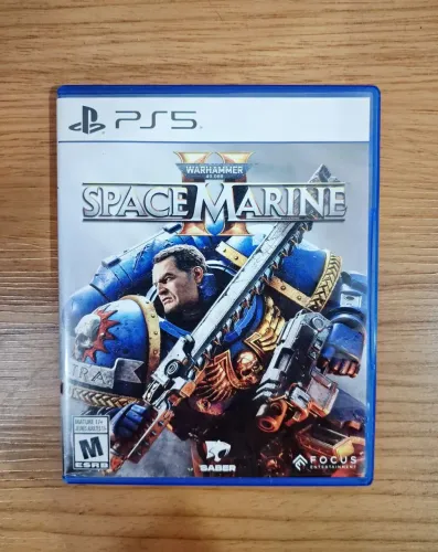 Promoção Jogo Space Marine 2 Warhammer 40K PS5( ACEITO CREDISHOP)