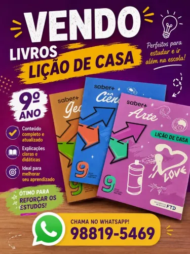 Livro lição de casa (coleção saber mais nono ano/)