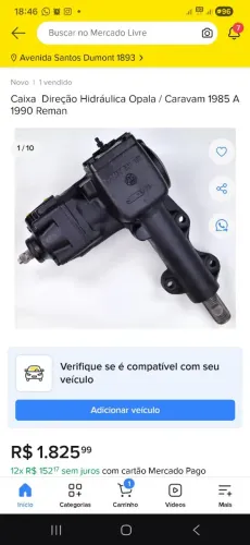 Caixa Direção Hidralica F4000 Antiga  Kit
