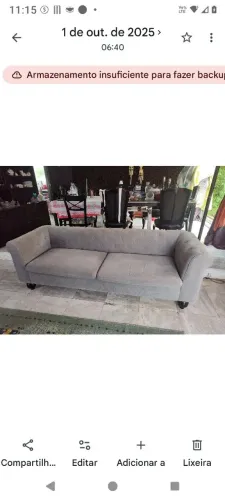 Sofá 3 lugares Stilo clássico