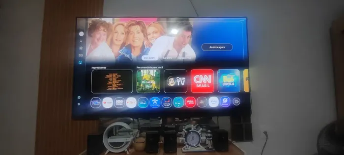 Tv Samsung 70 polegadas Crystal 4k Tudo em 1 