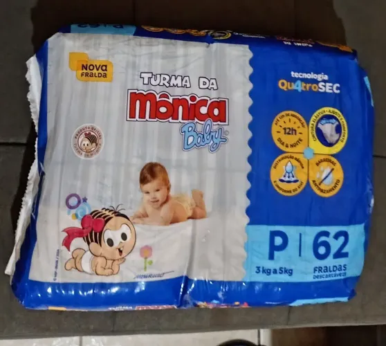 Fralda turma da Mônica P, 62 (Fala no Whatsapp) 