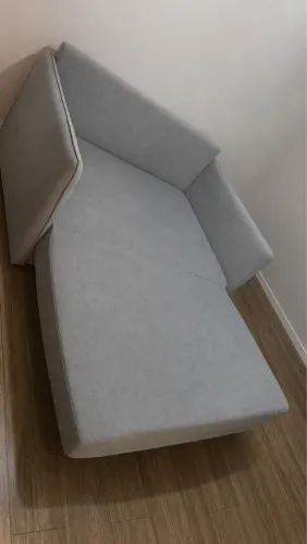 Sofá cama cinza 
