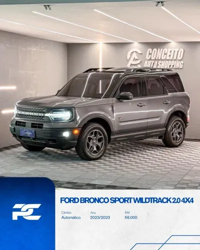 Ford Bronco Sport Wildtrak 2.0 TB 16V AWD AUT 2023