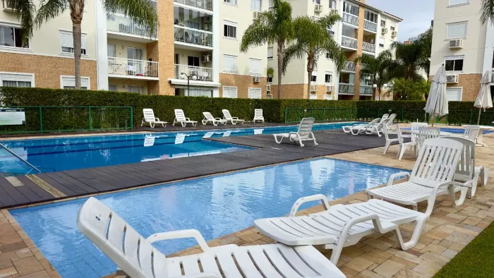 Apartamento 2 dormitórios em condomínio clube no Up Life, Capoeiras, 65 m² com sacada e ch