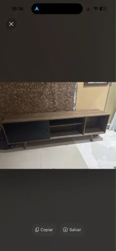 Rack para TV estilo moderno/retrô
