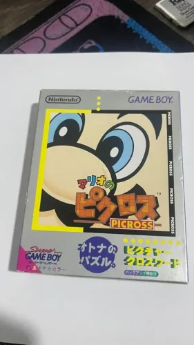 jogo mario picross para game boy japonês cib