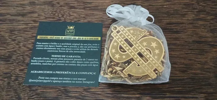 Corrente Dourada Unissex Pouco Usada | Excelente Estado