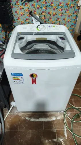 Vendo máquina de lavar Consul 15kg voltagem 110 bacia de inox entrego e dou garantia