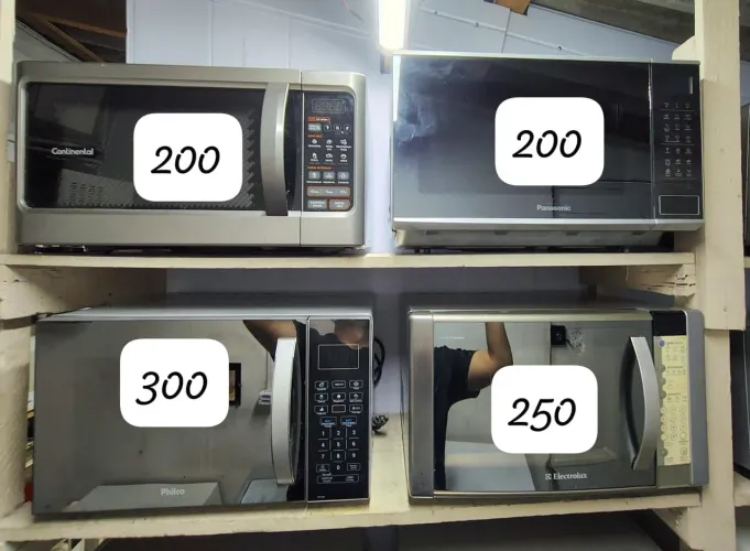 Microondas espelhado de 200 a 300,00