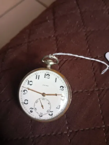 Relógio de Bolso Antigo Cyma