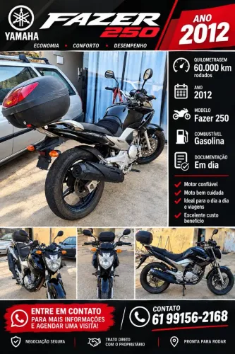 Fazer 250 2012 60.000 km rodados