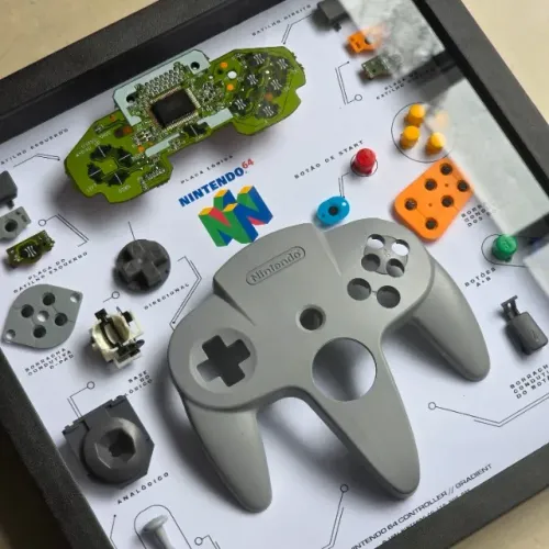 Quadro Controle Nintendo 64