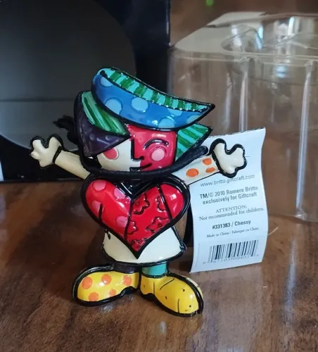 Estatueta Miniatura Menina - Romero Brito