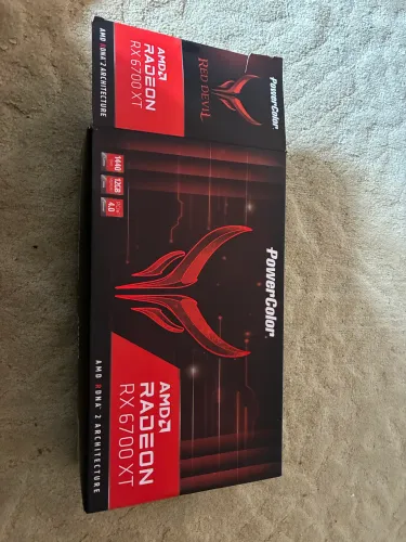 Placa de vídeo powercolor amd Radeon rx 6700xt