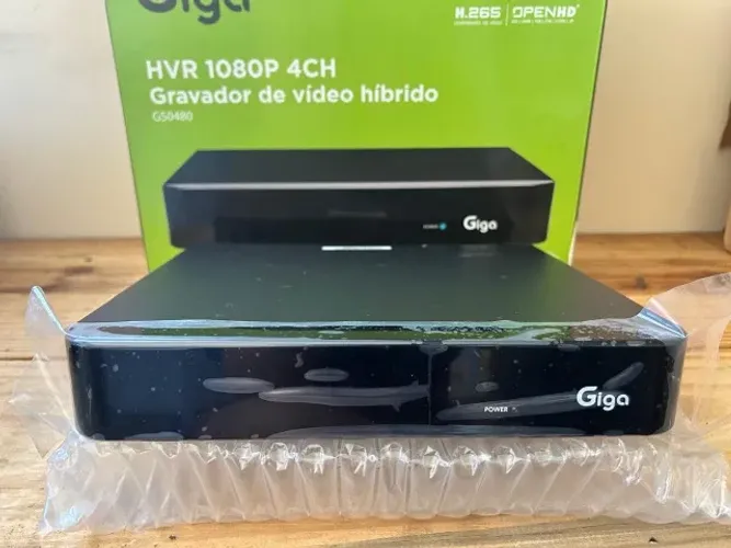 HVR Giga Multilaser 1080p 4 Canais - Novo (Promoção)