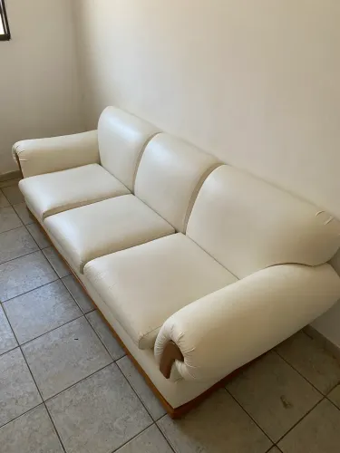Sofá 3 lugares branco