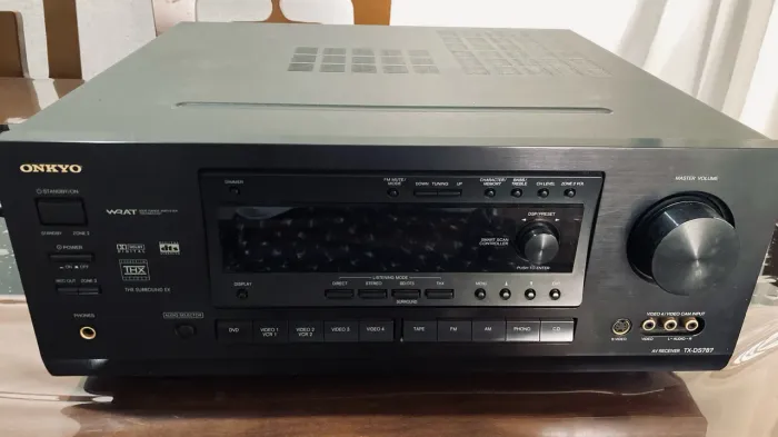 Receiver Onkyo TX-DS787 THX Surround EX - Funcionando + Controle Original