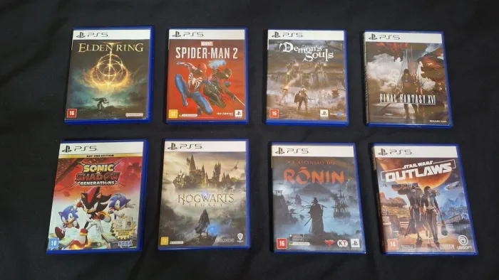Jogos Mídia física PS5 em excelente estado.