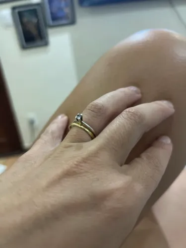 Anel solitário prata 925 legitima pura 
