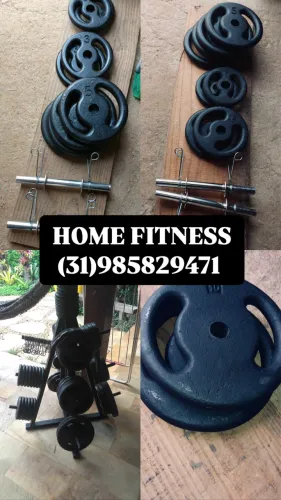 Pesos e Anilhas, Barras Halteres Sextavados