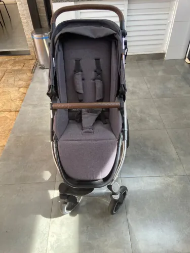 Carrinho ABC Design Como 4 Diamond Asphalt + Moisés + Bolsa (Premium)